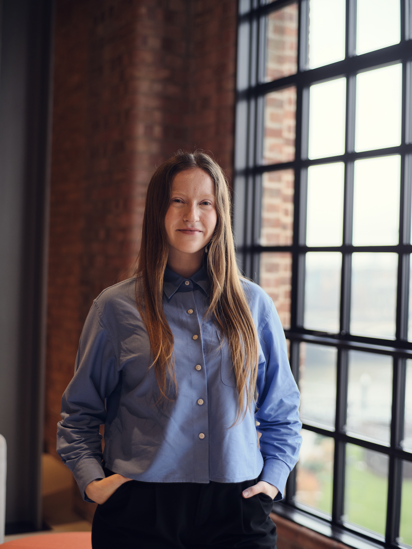 Portrait photo by Jake Green (Leyton of London) at Apple Offices in Battersea