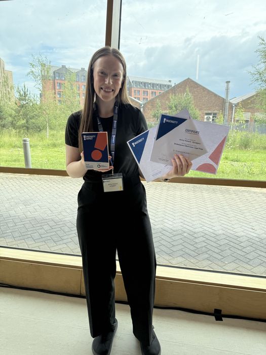 Won the Inclusivity Champion 2025 Award and the Shakespeare Martineau Legal Prize at the 2025 Ingenuity Impacy business competition.