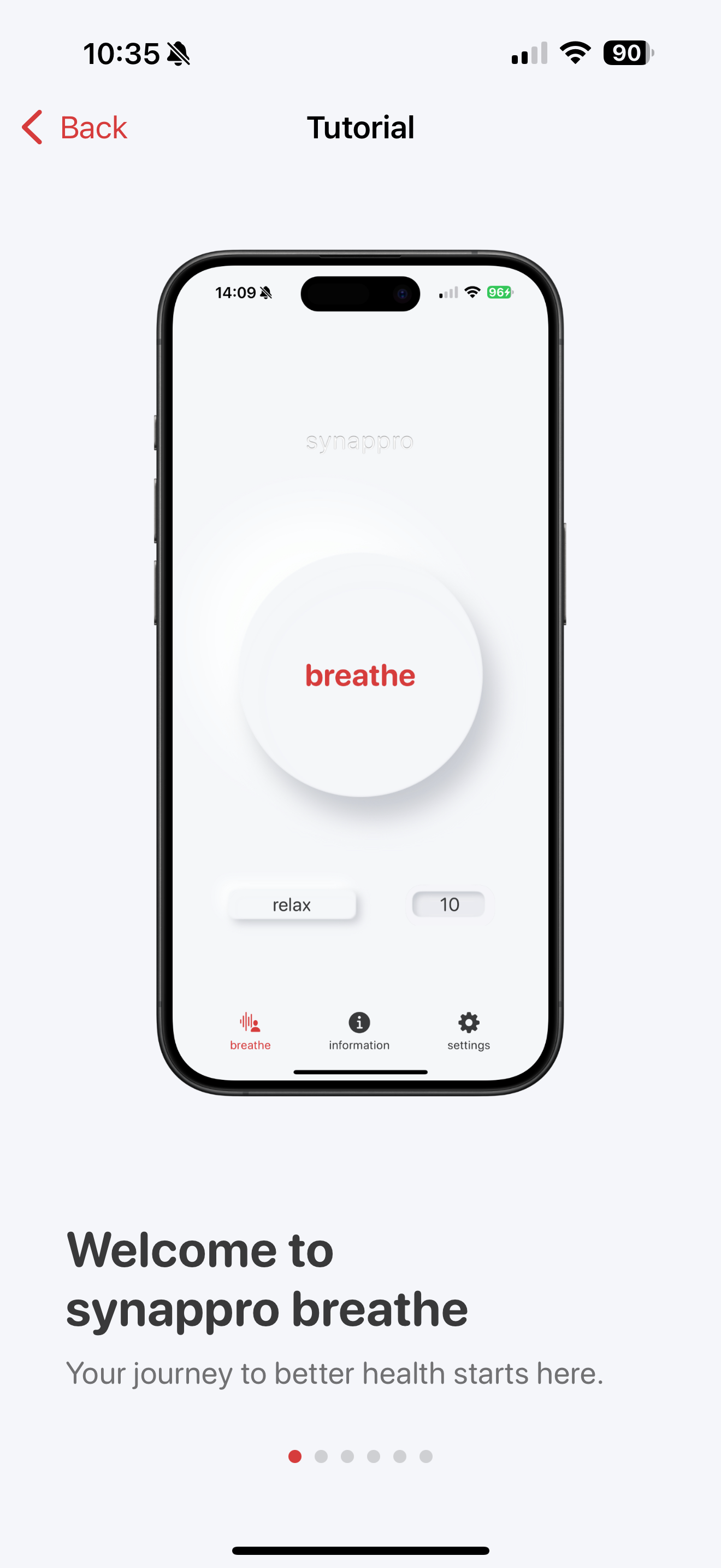 synappro website home page screenshot
