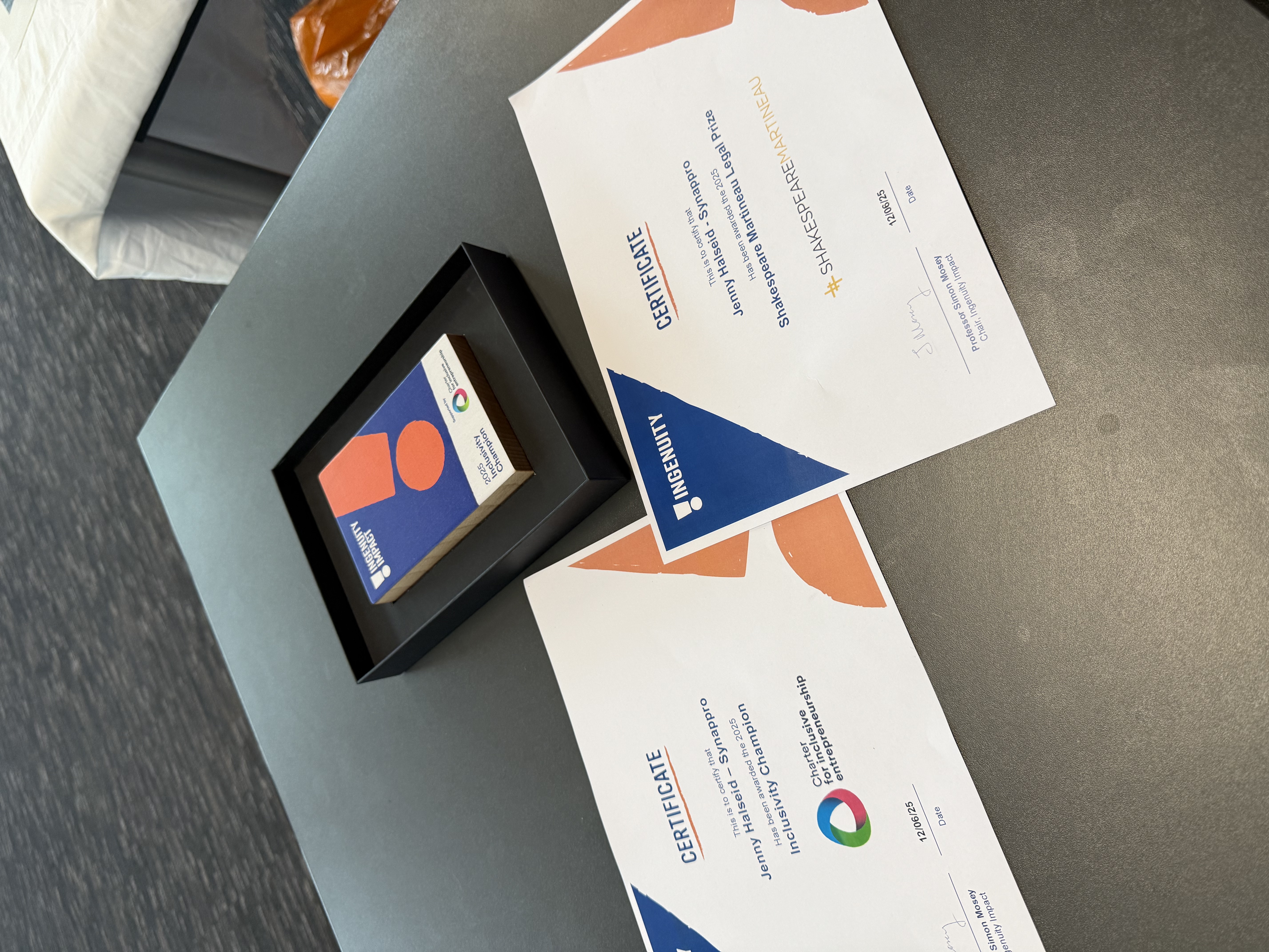 synappro logo variations and brand assets